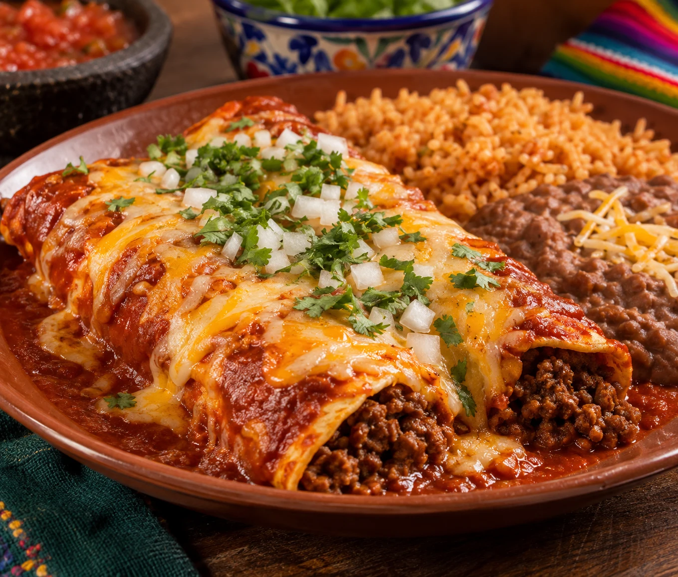 Bright KC Social food and drink AI editorial inspiration for Mexican / Burritos; not a photograph of Champion Burritos or its actual menu