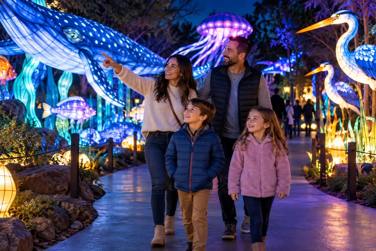 Family enjoying an activity like this event — AI editorial illustration