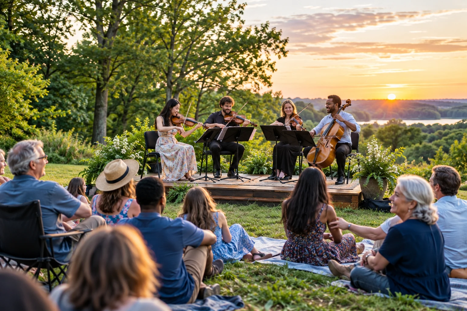 KC Social venue lifestyle illustration for Pierson Park
