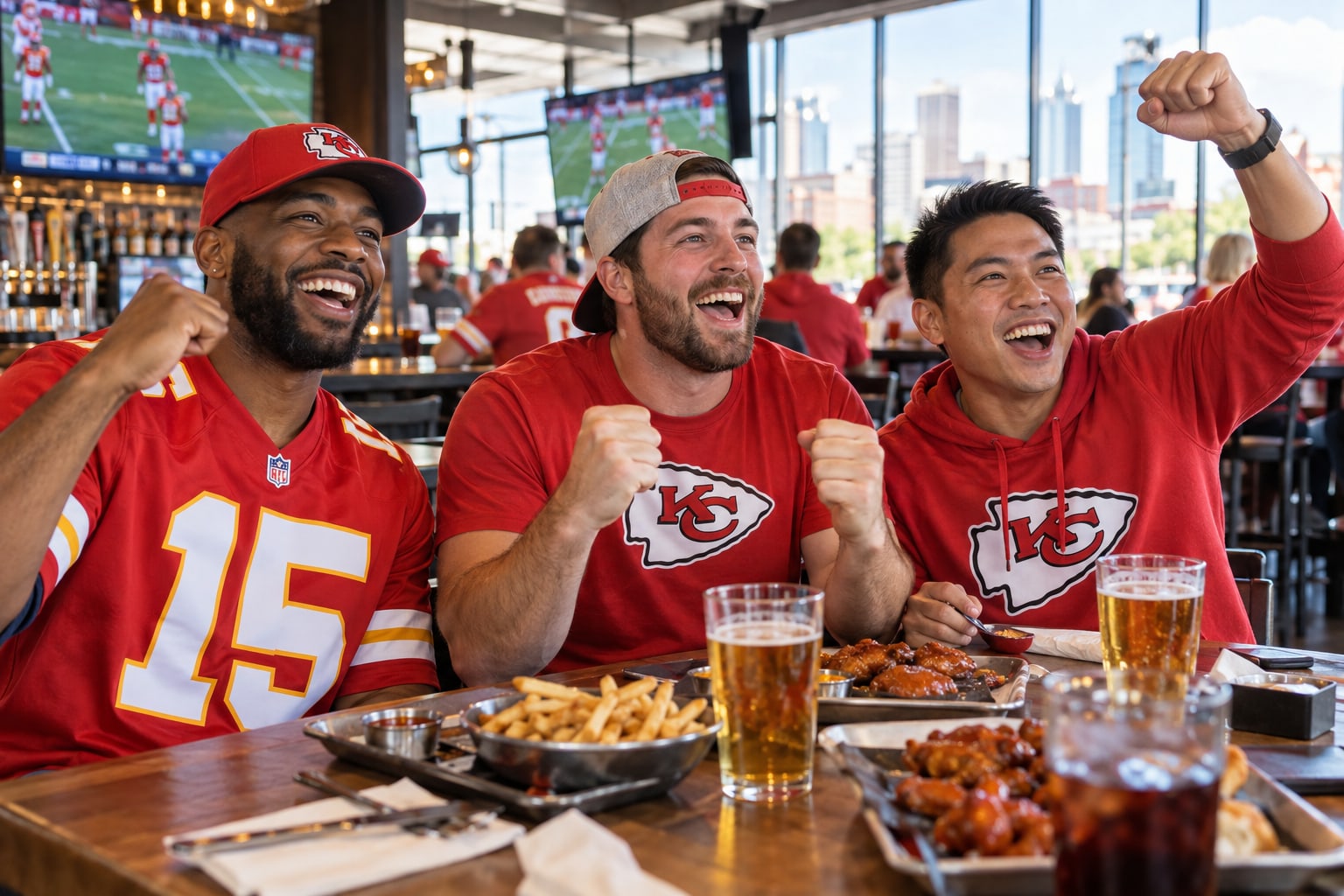Sports watch party